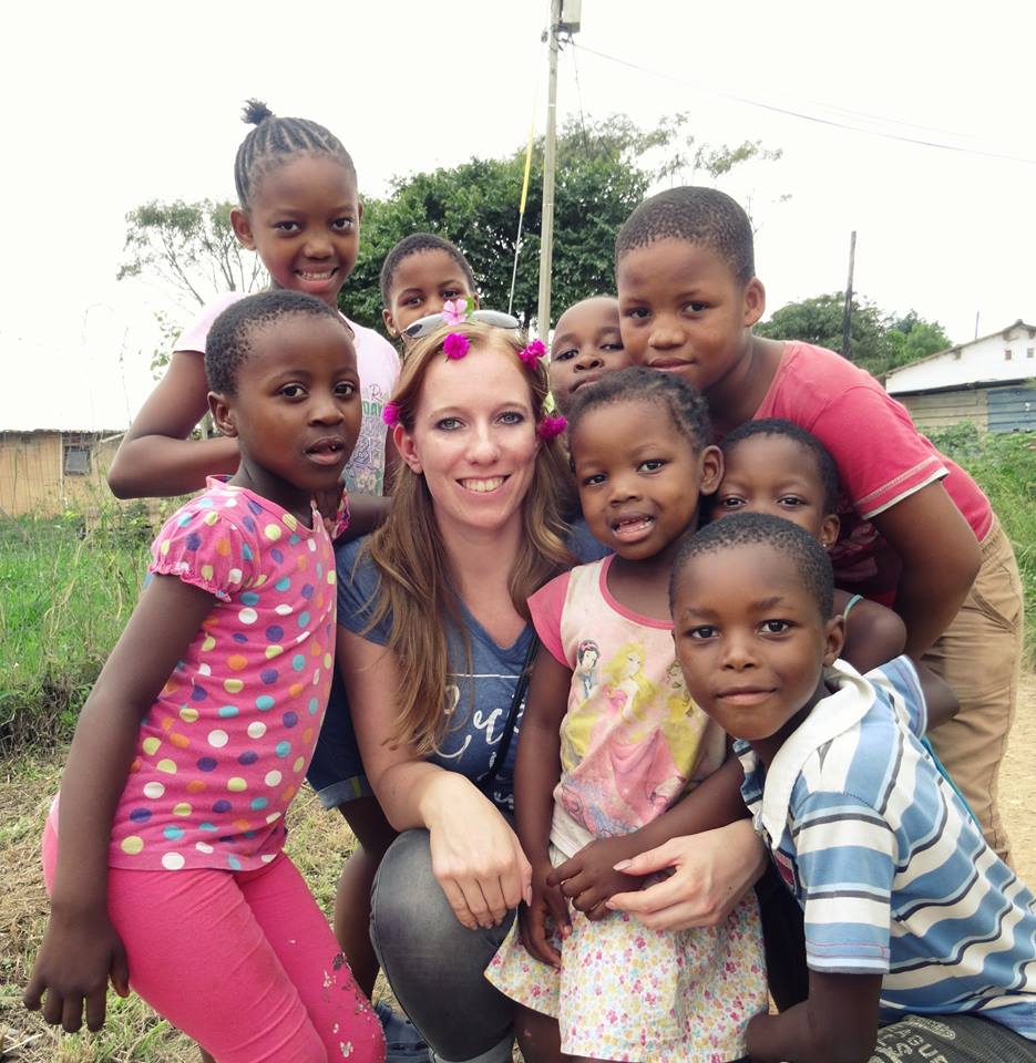 Ontmoet de locals - kinderen, township, Durban, Zululand, Zuid-Afrika