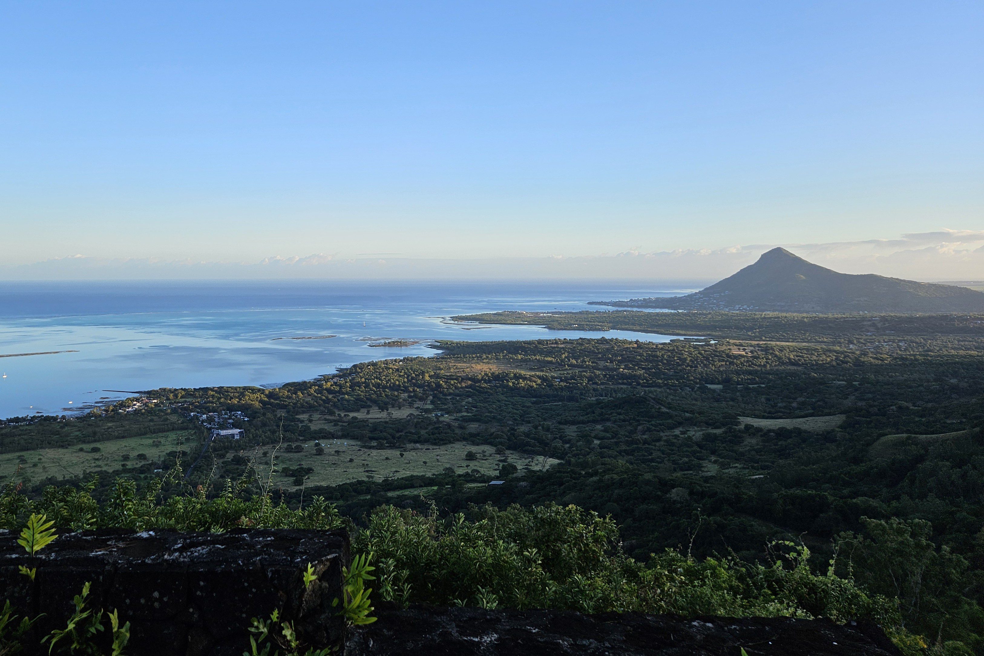 Uitzicht vanaf Lakaz Chamarel