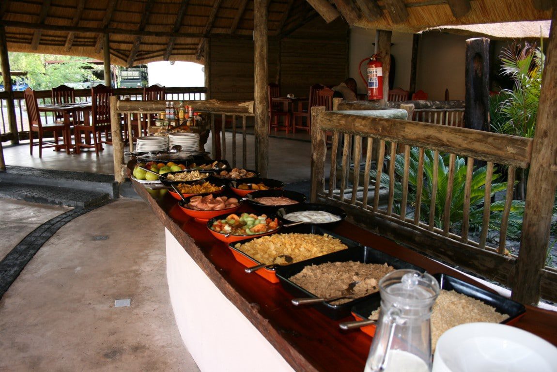 Kosten ter plaatse en boodschappen in Zuid Afrika - ontbijt, buffet, maaltijd, eten, Afrikaans