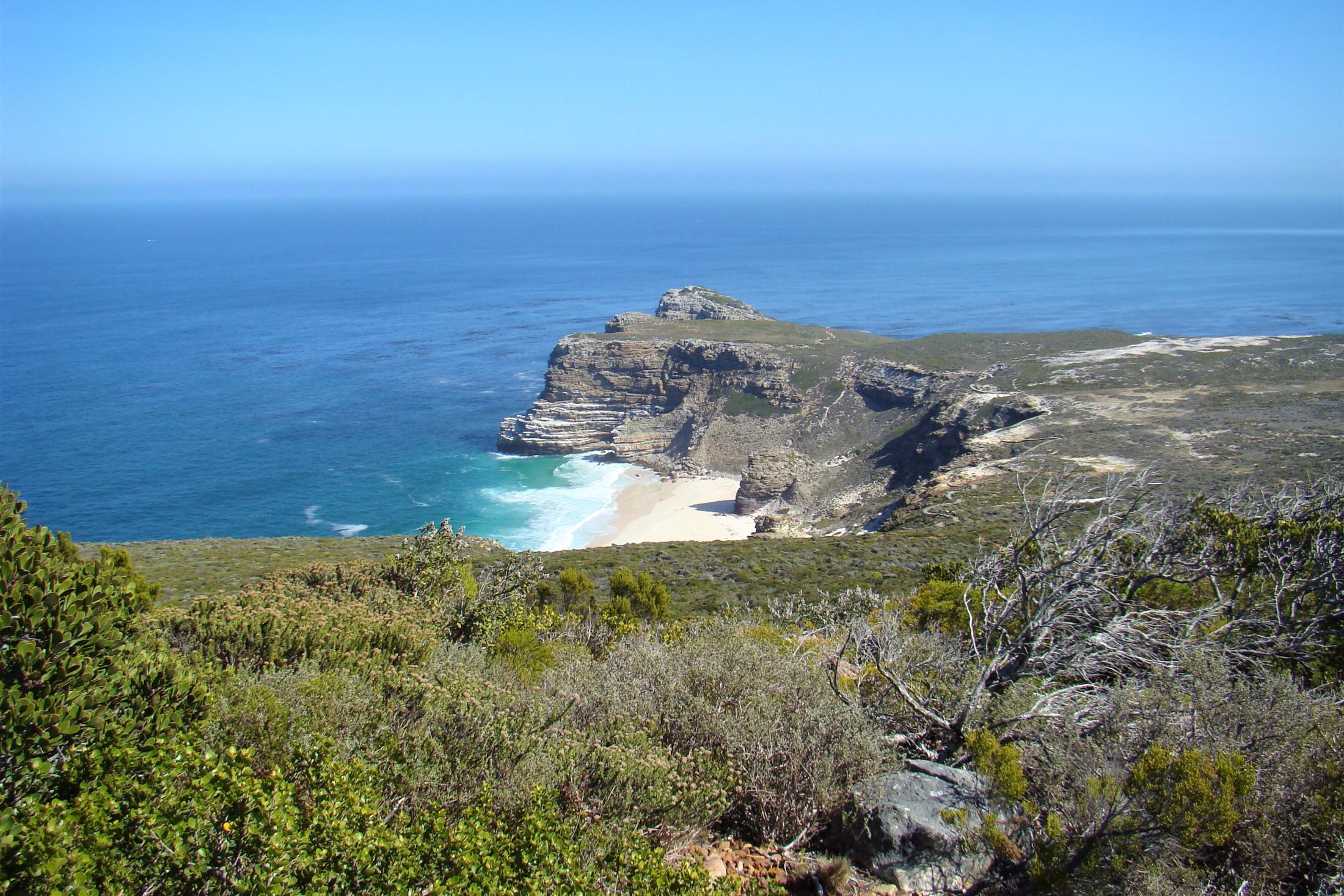 Beste reistijd Zuid-Afrika - Uitzicht vanaf Cape Point, Kaapstad