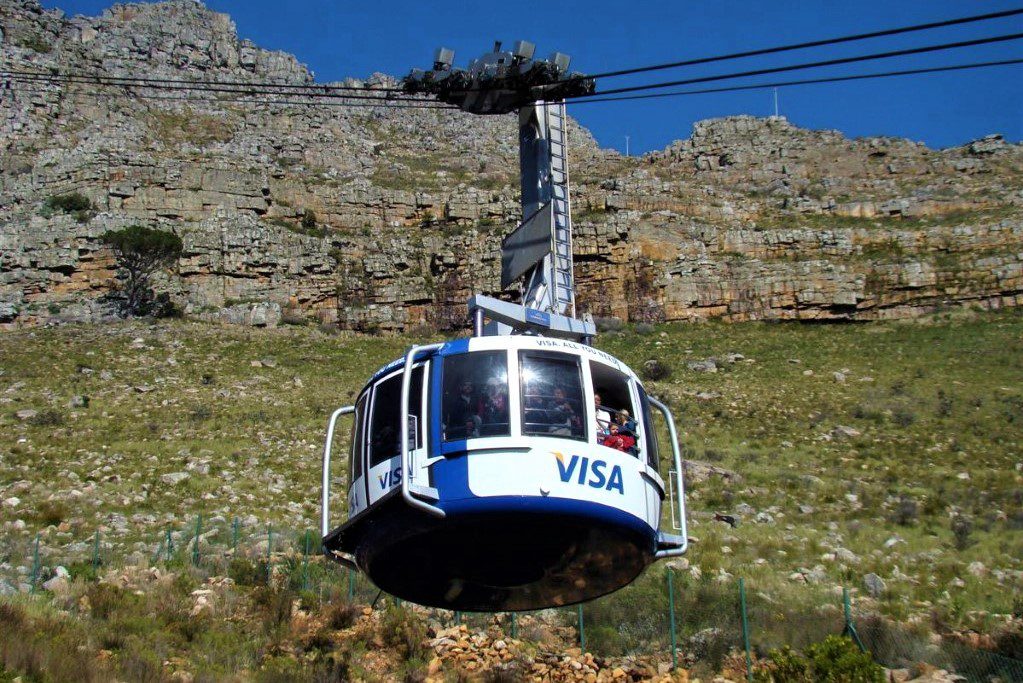 Kaapstad - Kabelbaan naar Tafelberg