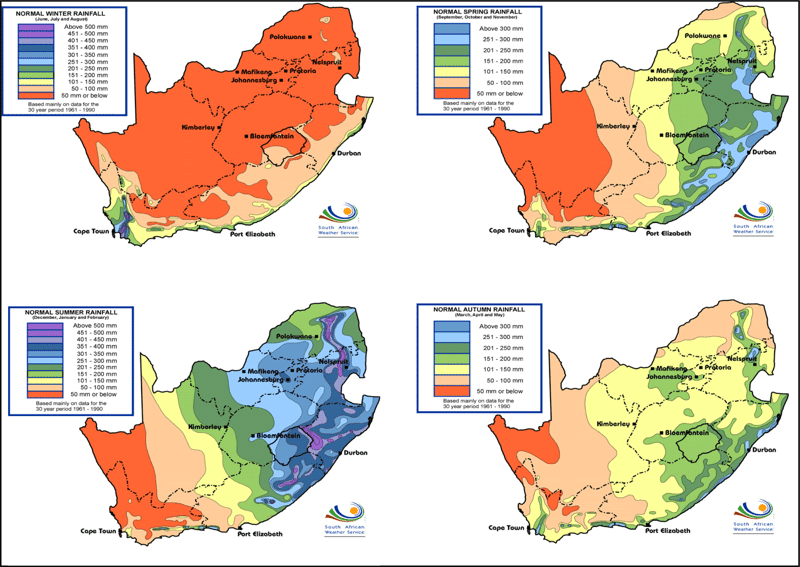 Bron: South African Weather Service
