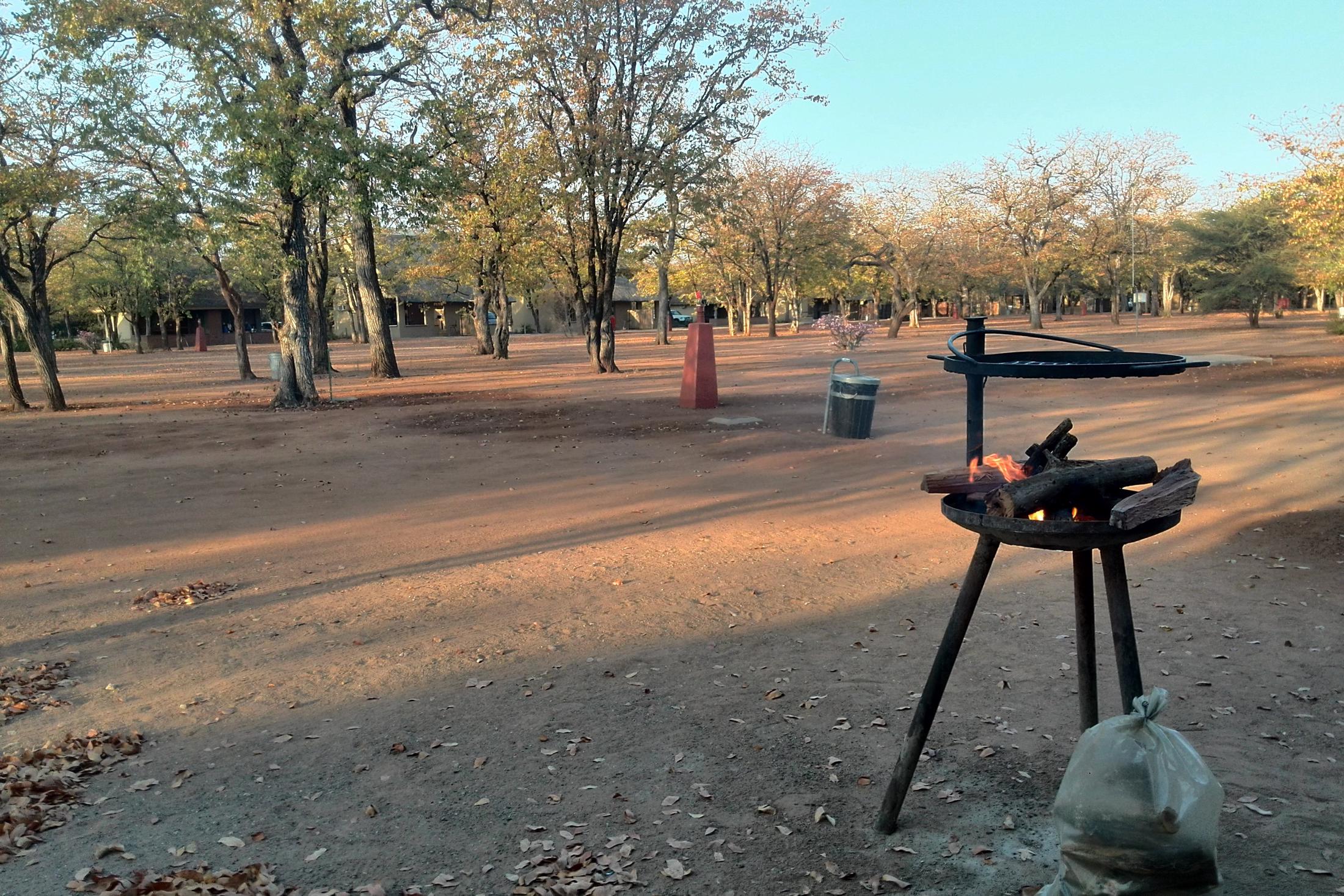 Nieuws uit Afrika - Kruger National Park - Braai bij de accommodatie