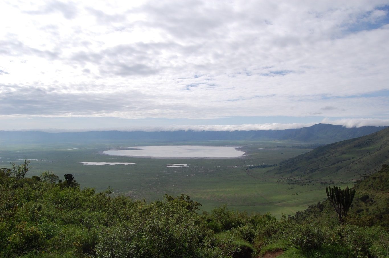 Ngorongoro Krater, uitzicht, de mooiste natuurgebieden in Tanzania, safari