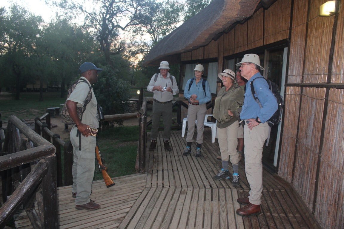 Bushwalk briefing - Op wandelsafari in Zuid-Afrika