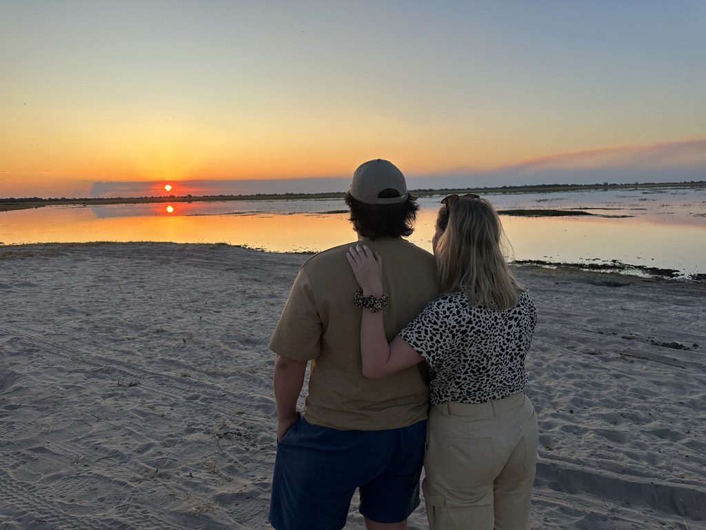 Zonsondergang in Afrika