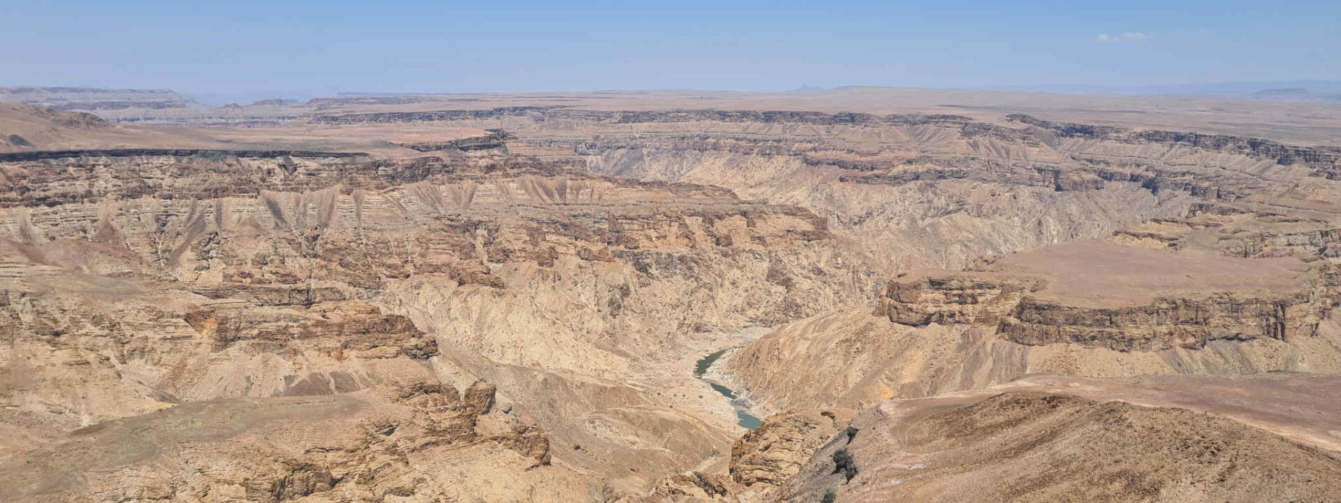 Uitzicht over de Fish River Canyon