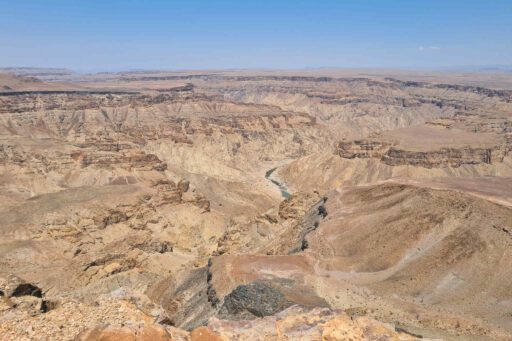 Uitzicht over de Fish River Canyon
