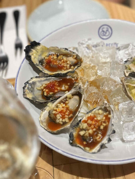 Oesters in Kaapstad in Zuid-Afrika