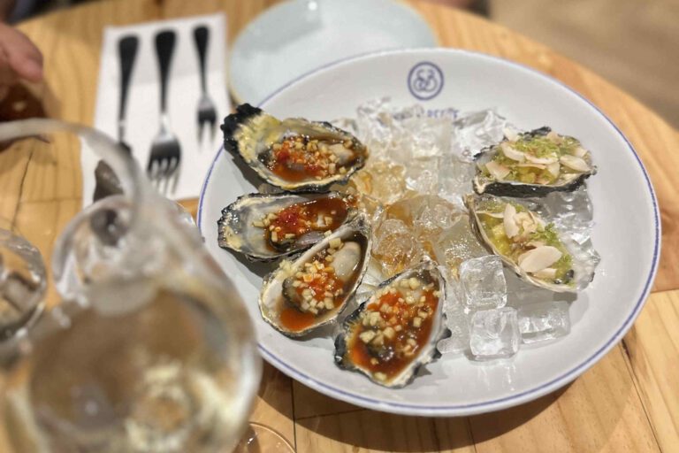 Oesters in Kaapstad in Zuid-Afrika