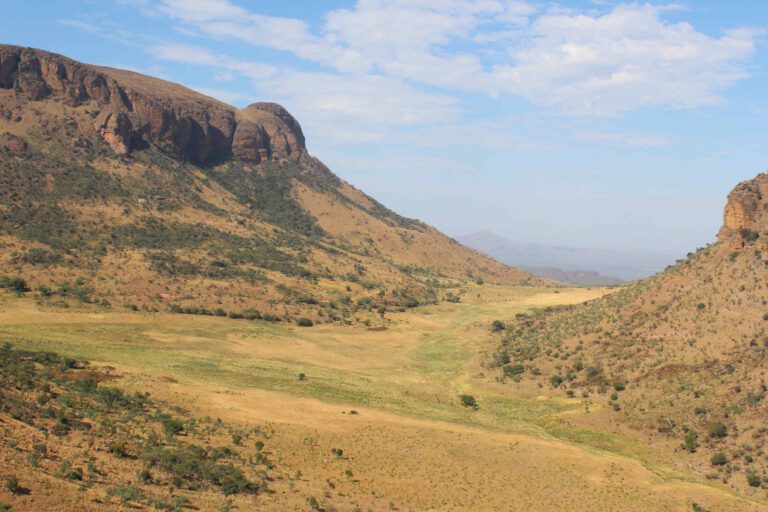 Uitzicht over de vallei in Marakele NP