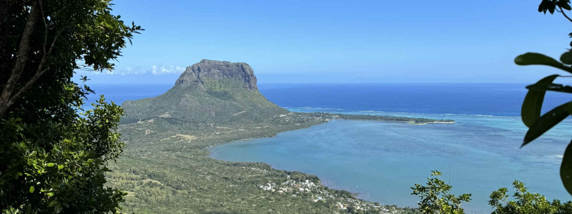 Uitzicht over Mauritius