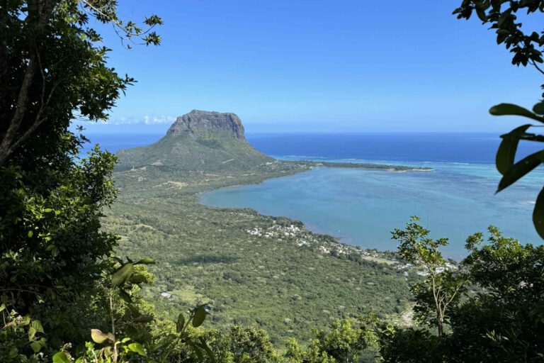 Uitzicht over Mauritius