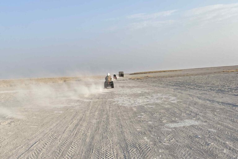 Quadbike tour over de Ntwetwe Pan