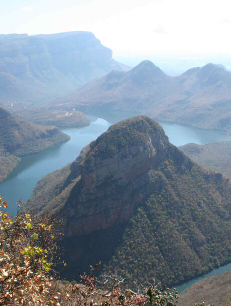 Blyde Canyon vanaf een uitzichtpunt op de Panoramaroute
