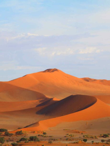 Duinen in de Sossusvlei in Namibië