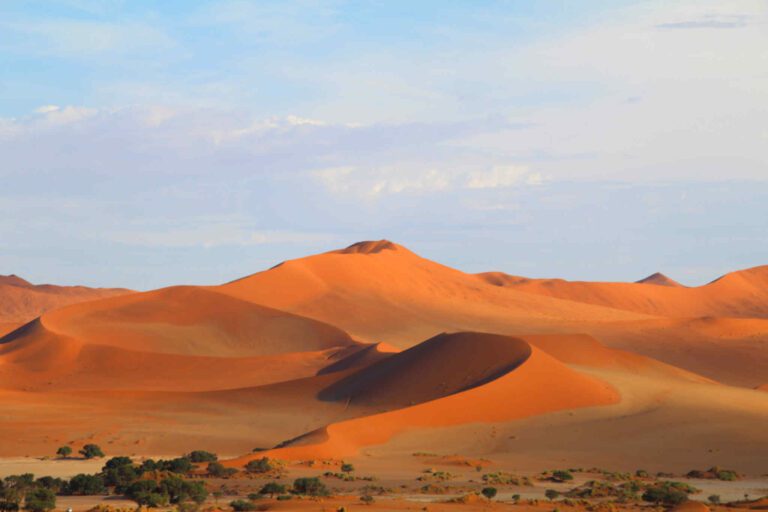 Duinen in de Sossusvlei in Namibië