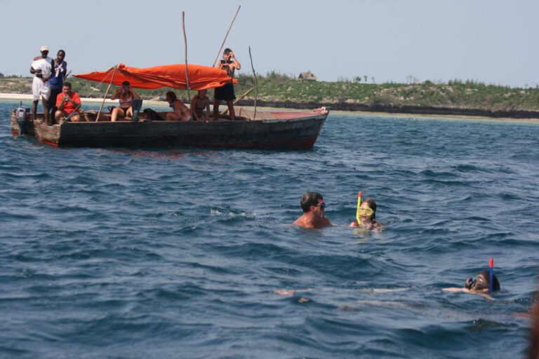 Snorkelen nabij Zanzibar
